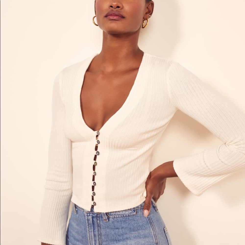 Reformation Geller Top - White